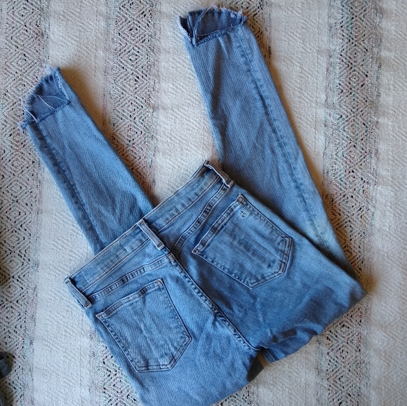 NEW Rag & Bone High-Rise Step Hem Skinny Jeans 26 Worn 1x - Picture 5 of 9